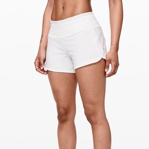 Lululemon Run Times Short 4” - White / Size 6